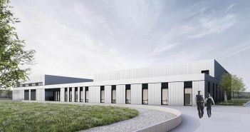 Neubau des Trainingszentrums der Bereitschaftspolizei Kassel erfüllt hohe (Foto: Junk & Reich Architekten)